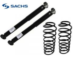 Schokbreker + veren set achteras (station) L&R Volvo 745 765 945 965 (-94) Sachs 271939-S-KIT