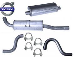 Uitlaatset , Uitlaatsysteem vanaf katalysator/Voorpijp  Benzine Turbo Volvo 740 760 780 940 960 Volvo 272261 - 31392962