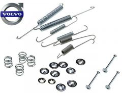 Bevestiging set trommelrem achteras L/R Volvo 440 460  (OP=OP) Volvo 3343443