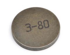 Klepstelplaatje , Stelschijf klepspeling 3.80 MM Volvo 240 740 760 780 940 960 Elring 463556-S
