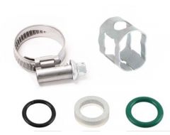 Afdicht/montage set voor Motor olie en automaat olie koeler leiding in radiator Volvo 850 C70 -98 S70 97-98 V70 97-98 XC70 -98 6842411-SET